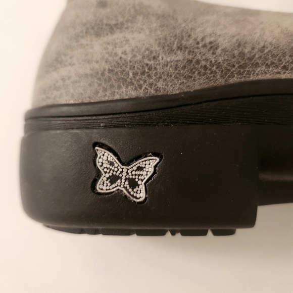 EUC ALEGRIA TAYLOR STONE WALL LOAFERS TAUPE BROWN SIZE 36 - Picture 9 of 14